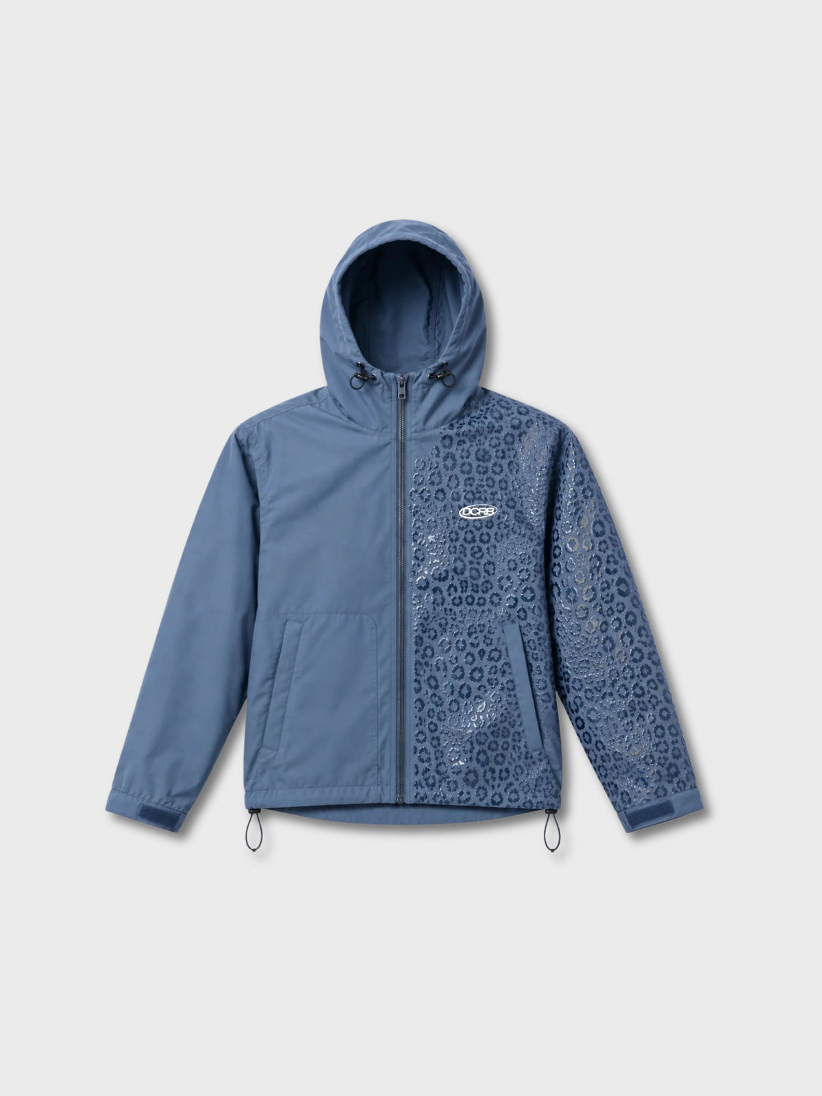 DCRB Beige Water Reactive Cheetah Rain Jacket