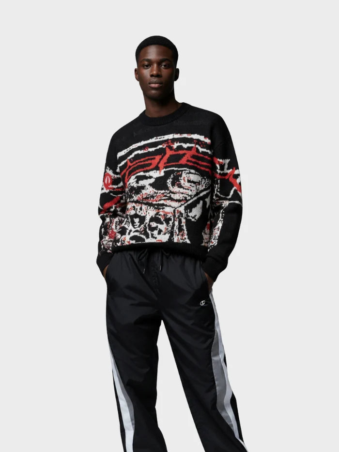 Vintage Hollow Out Pullover