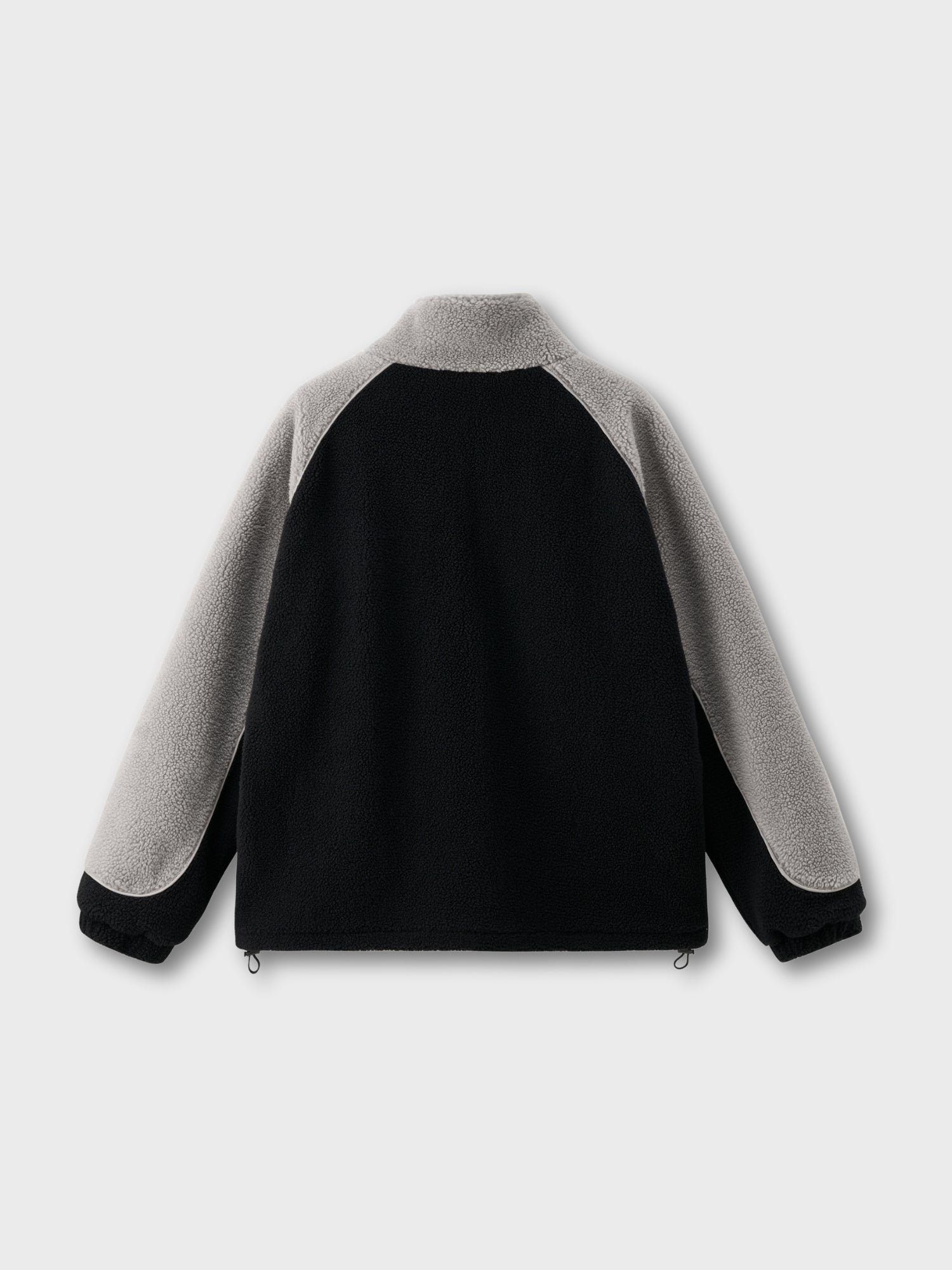 DCRB Two Tone Sherpa Fleece Jacket Black