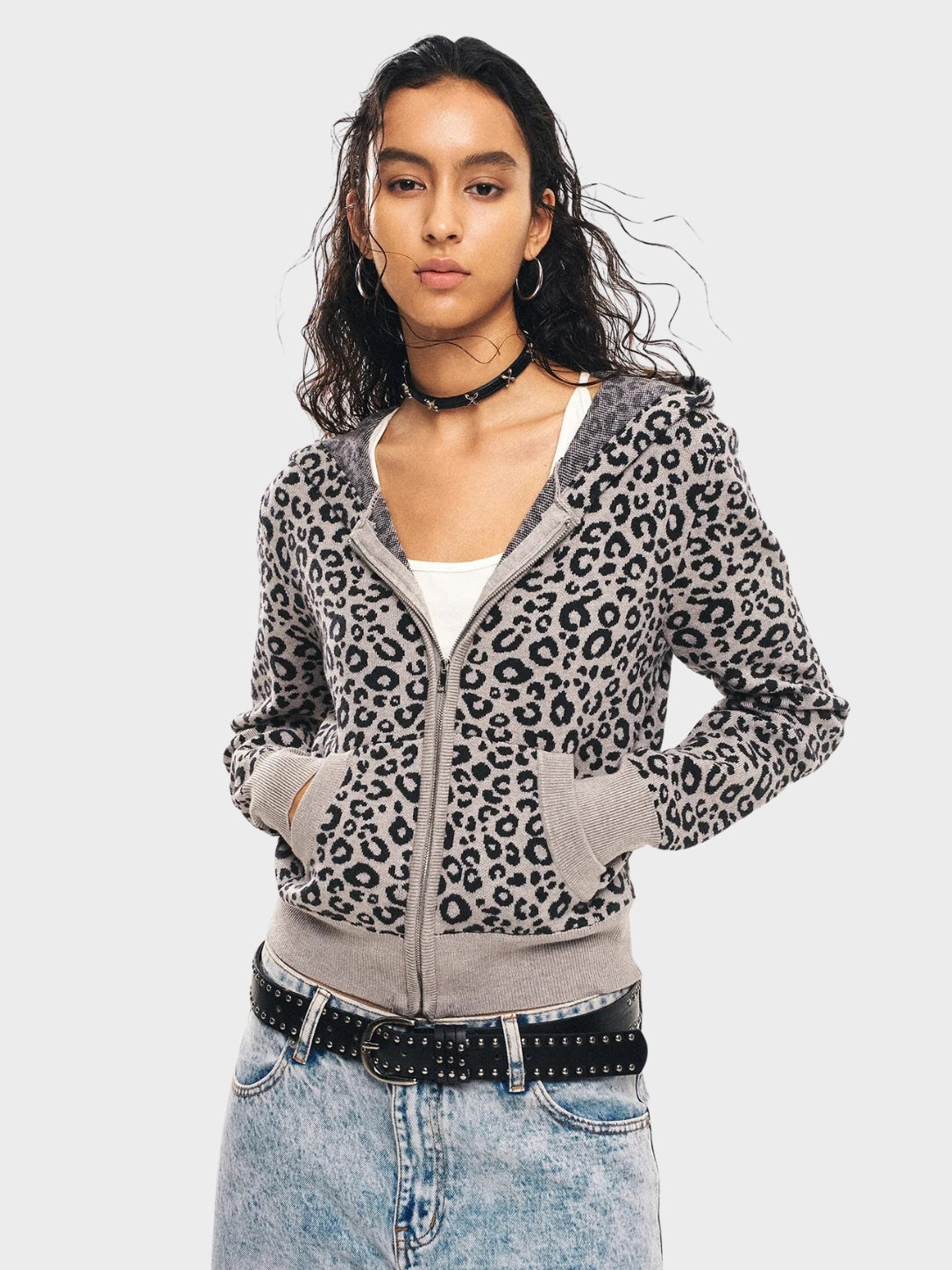 DCRB Women Leopard Vest