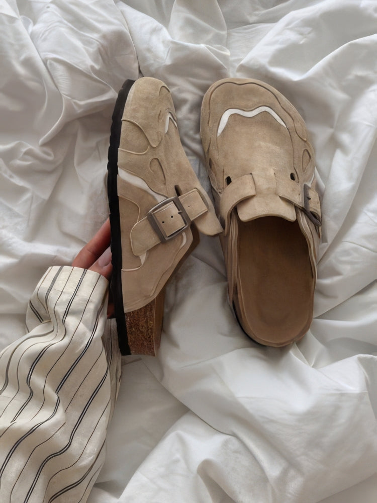 DCRB Wavey Clogs - Beige