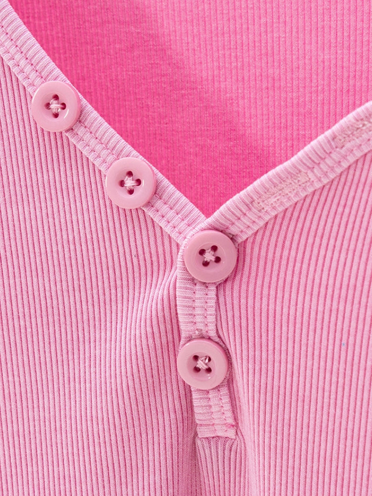 DCRB Ribbed Slim Fit Longsleeve Top