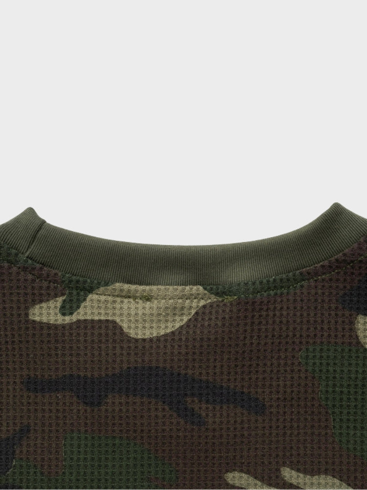 DCRB Waffle Knit Camo Longsleeve