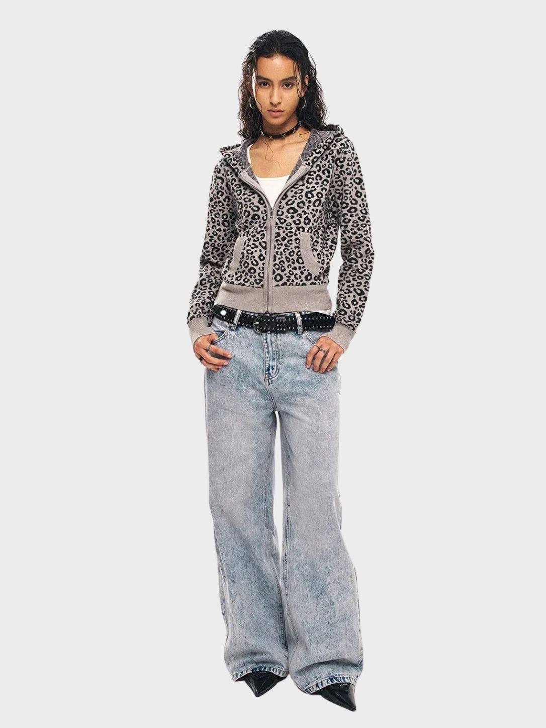DCRB Women Leopard Vest