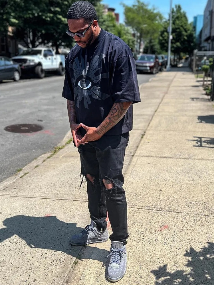 T-shirt pour les yeux dégoulinants