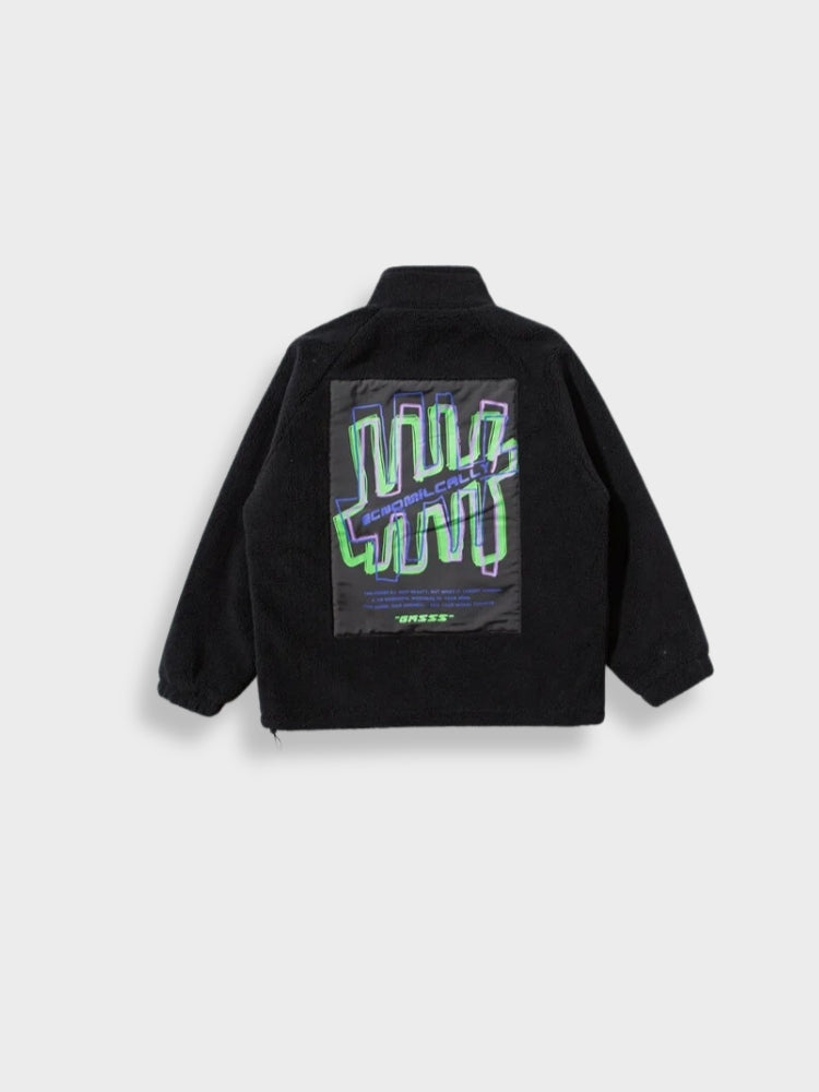 Veste gasss en laine d'agneau coupe ample