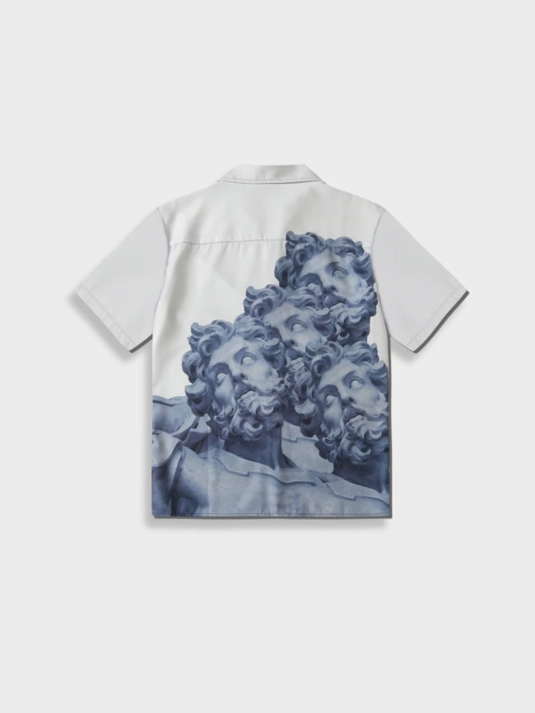 Chemise romaine à manches courtes