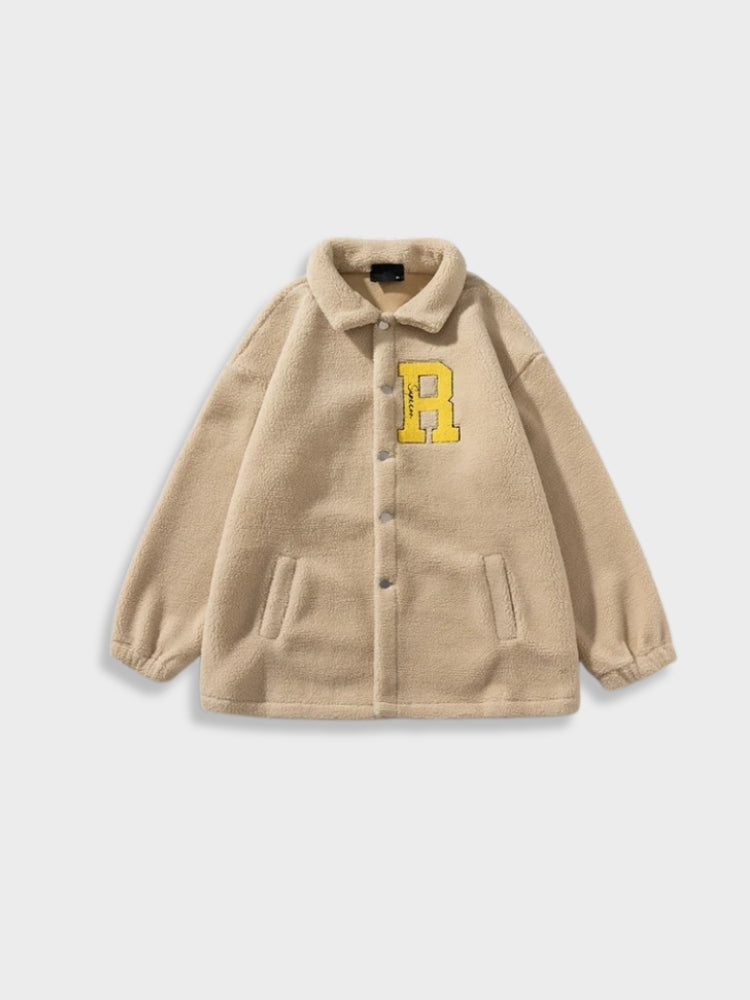 veste riche en polaire vintage