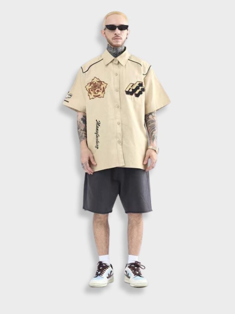 Camicia retrò - Lavoro nero