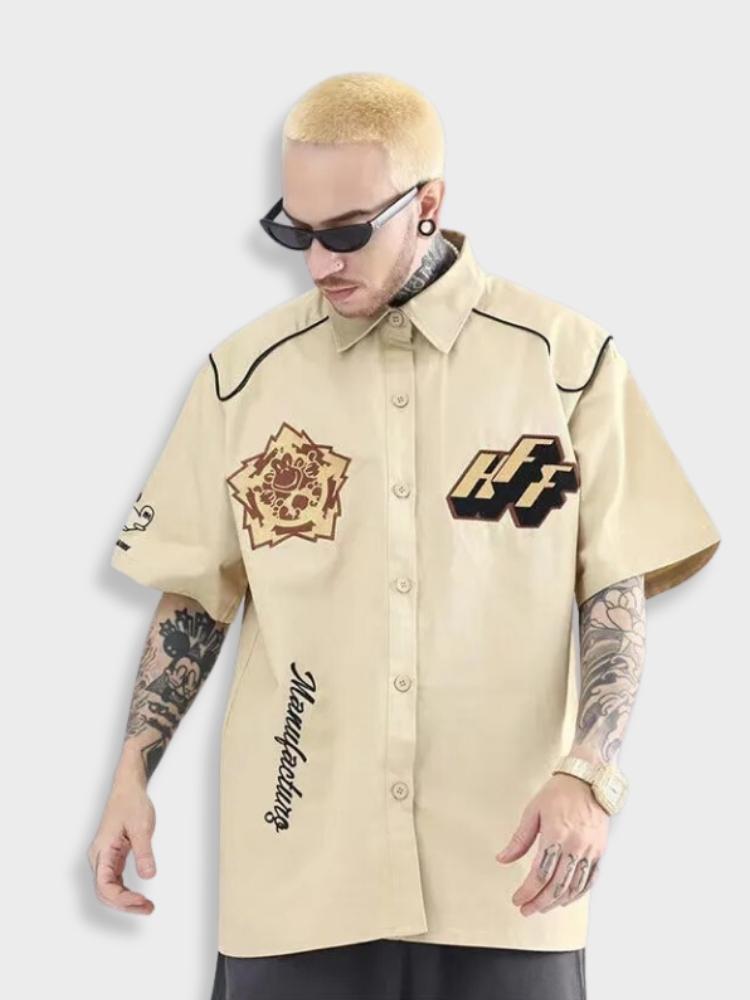 Camicia retrò - Lavoro nero