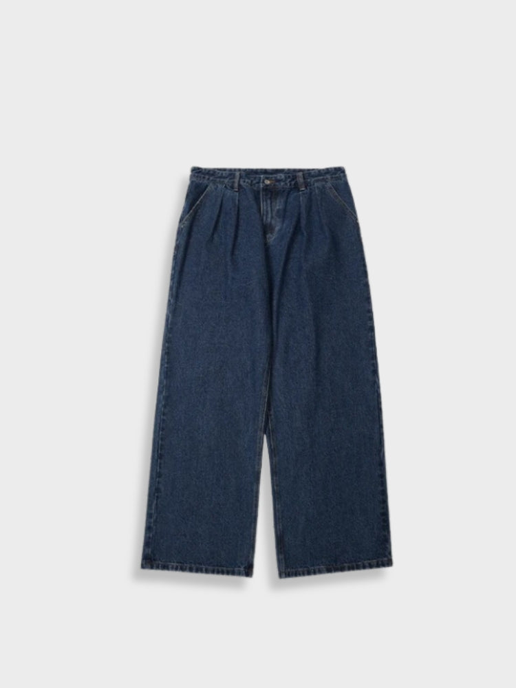 Jean rétro jambe droite