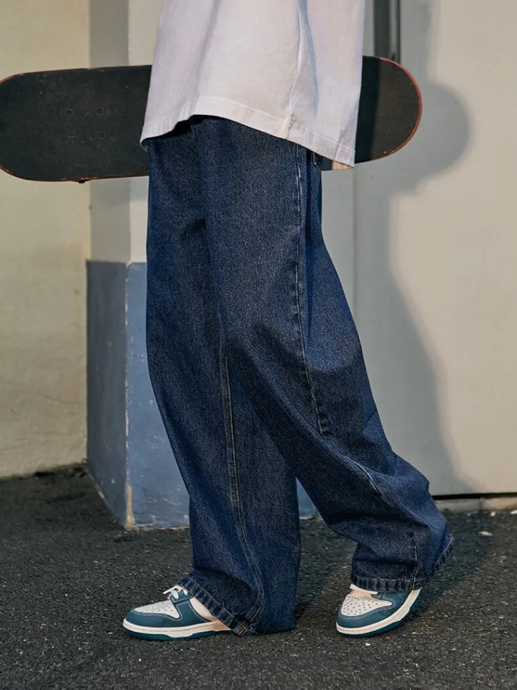 Jean rétro jambe droite