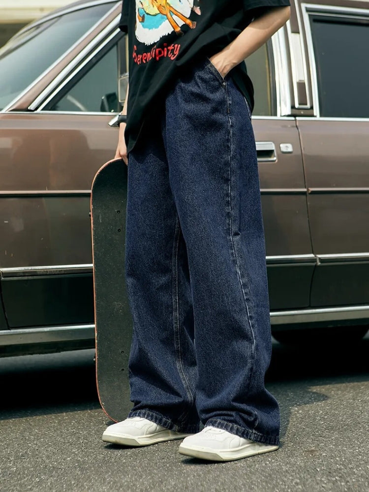 Jean rétro jambe droite