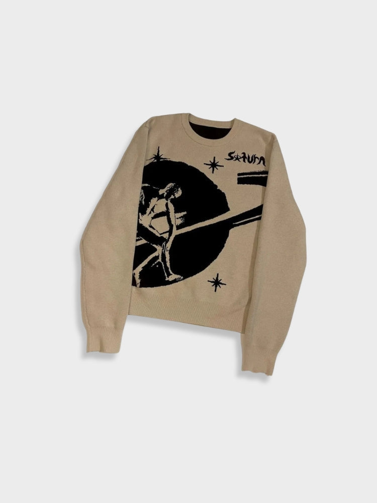 pull Saturne vintage