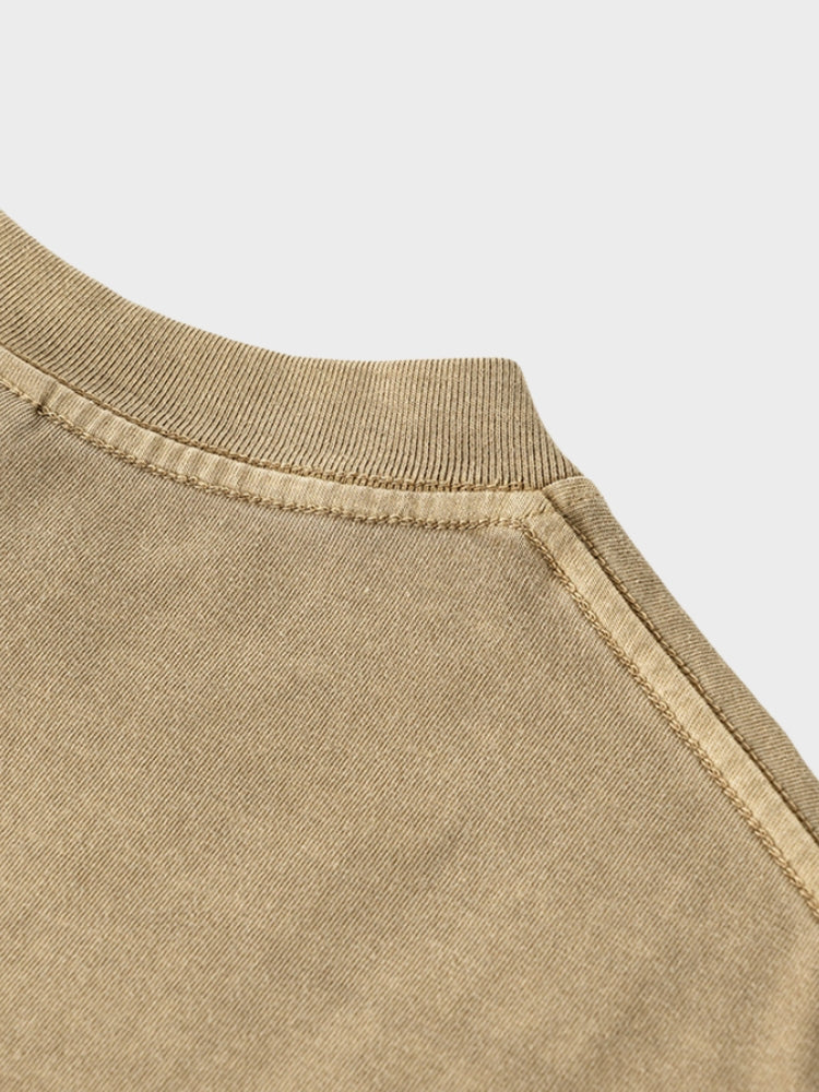 275 GSM DCRB Washed Cotton Tee