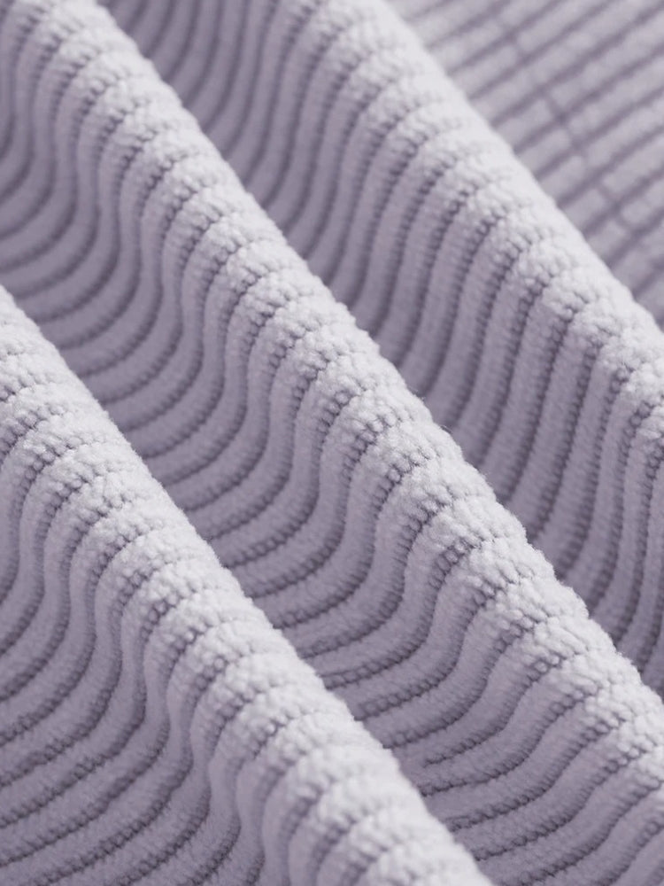 Veste réversible en polaire et velours côtelé