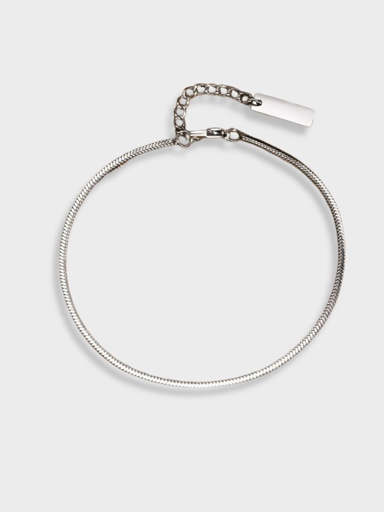 Bracelet élégant serpent carré