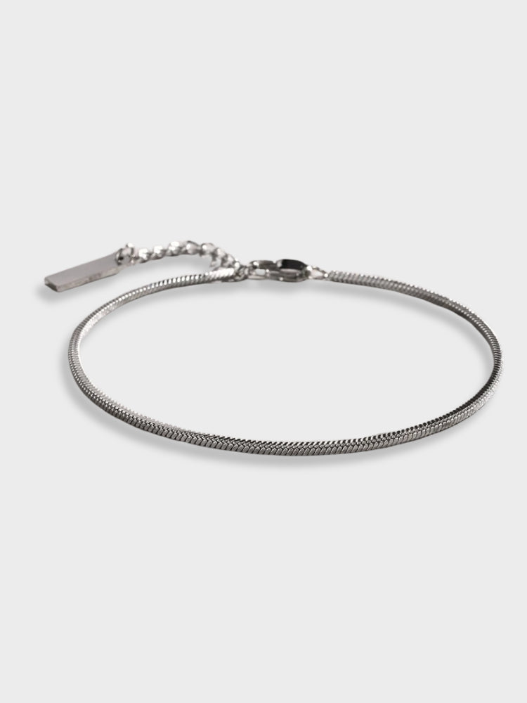 Bracelet élégant serpent carré