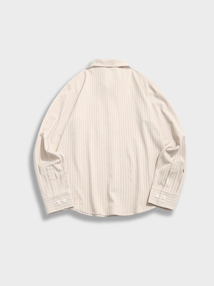 Chemisier à rayures verticales