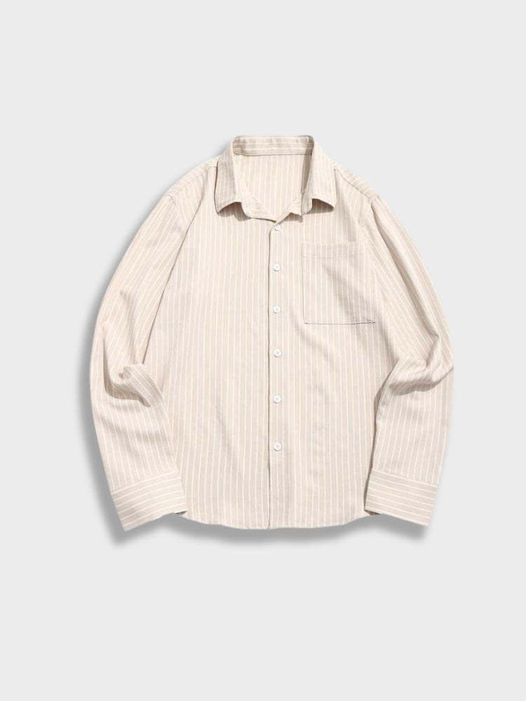 Chemisier à rayures verticales