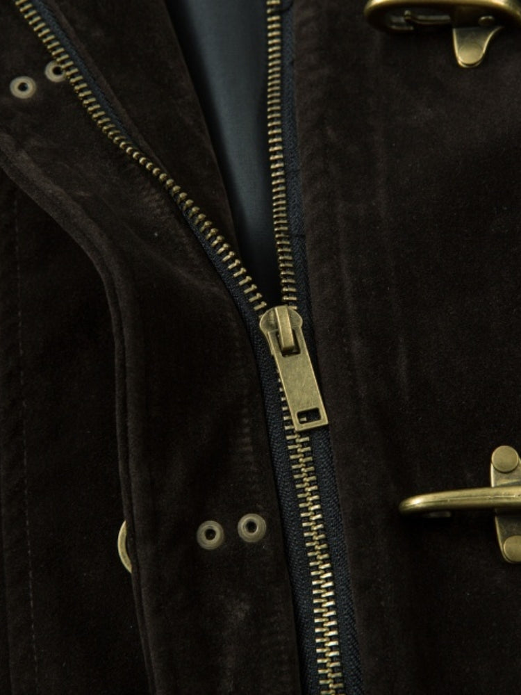 DCRB Retro Spliced Suide Jacket