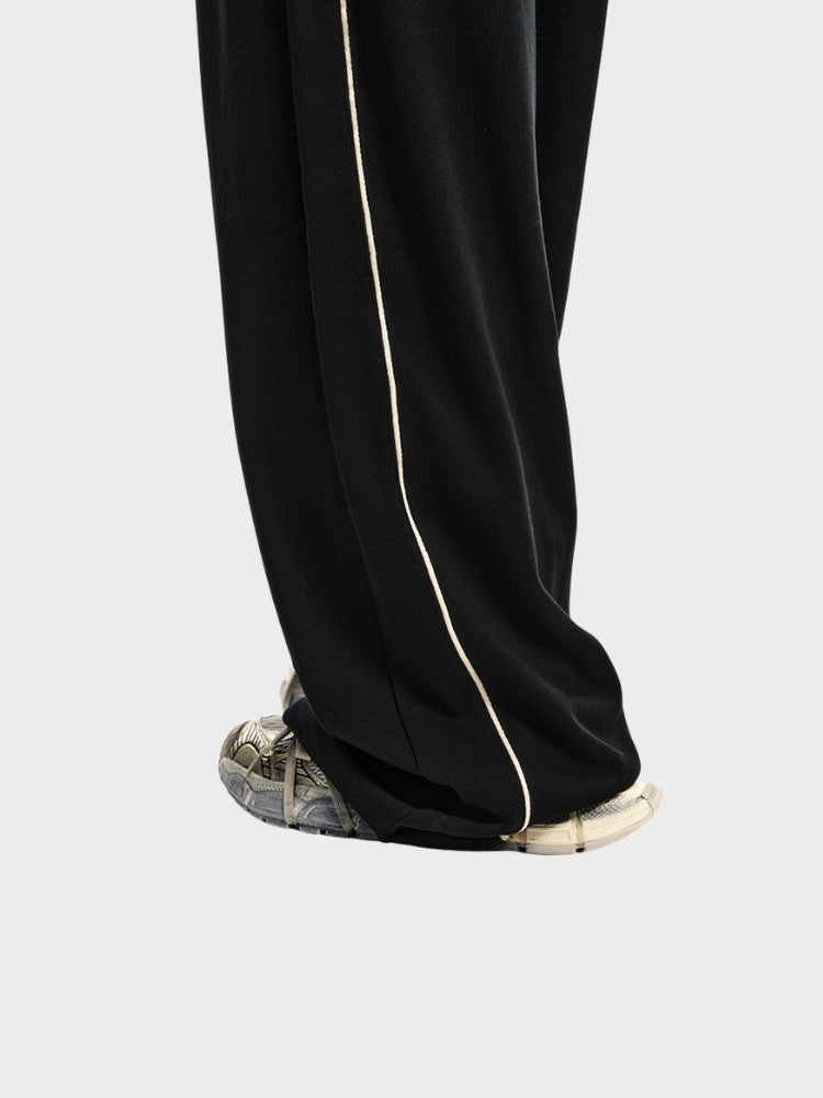 DCRB 380 GSM Striped Open Leg Joggers