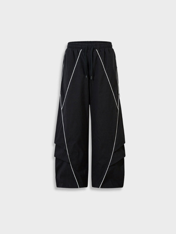 DCRB Y2K White Striped Sport Joggers