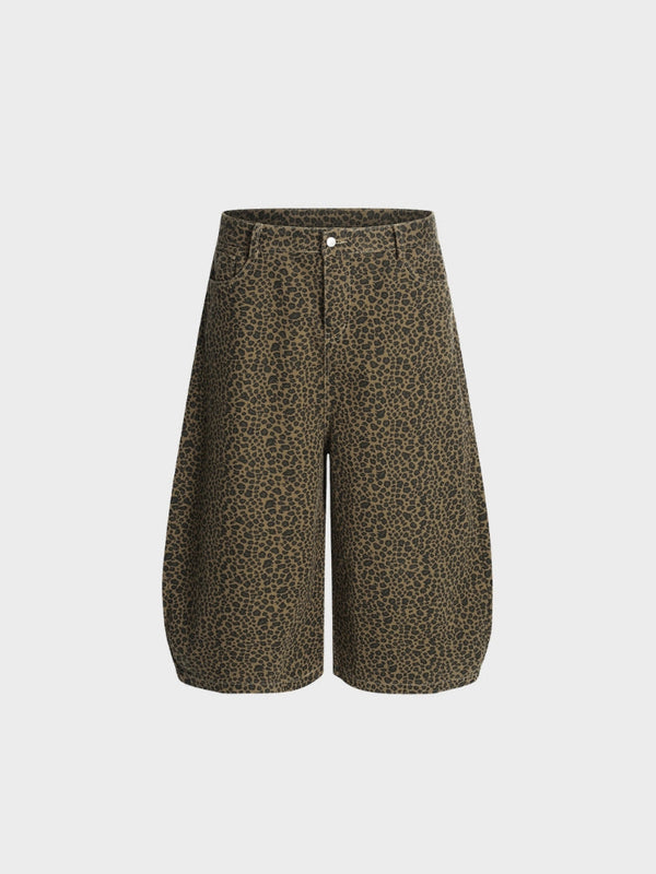 DCRB Leopard Jorts
