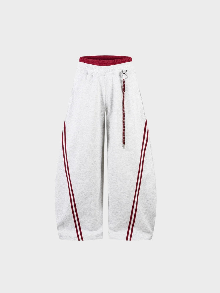 DCRB Striped Contrast Barrel Fit Joggers