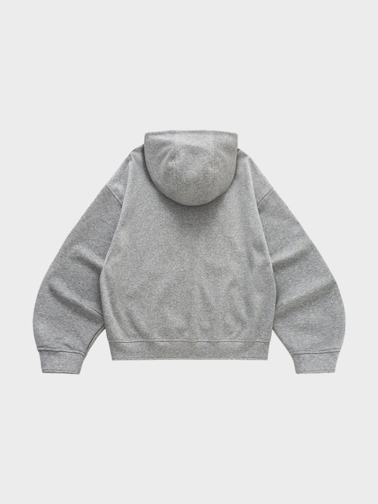 DCRB Plaid Baggy Sweater with Zipper