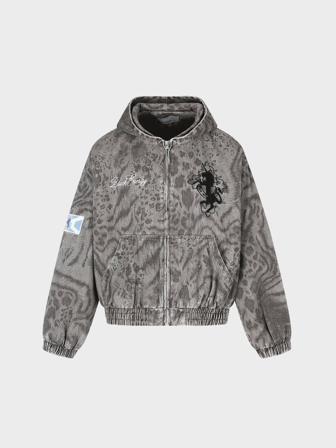 DCRB Ash Leopard Zip Jacket