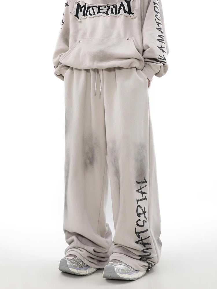 DCRB Distressed Material Joggers