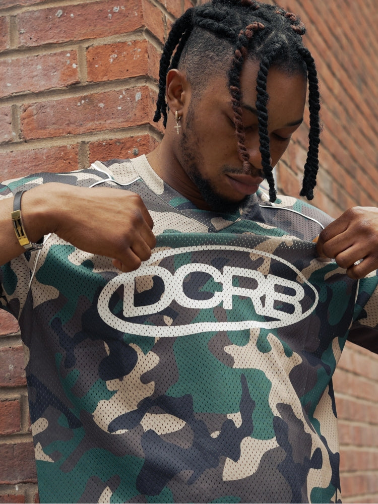 DCRB Camo Football Tee