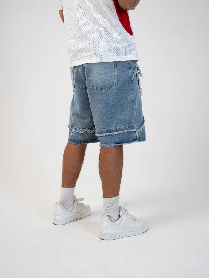 DCRB Distressed Street Denim Jorts