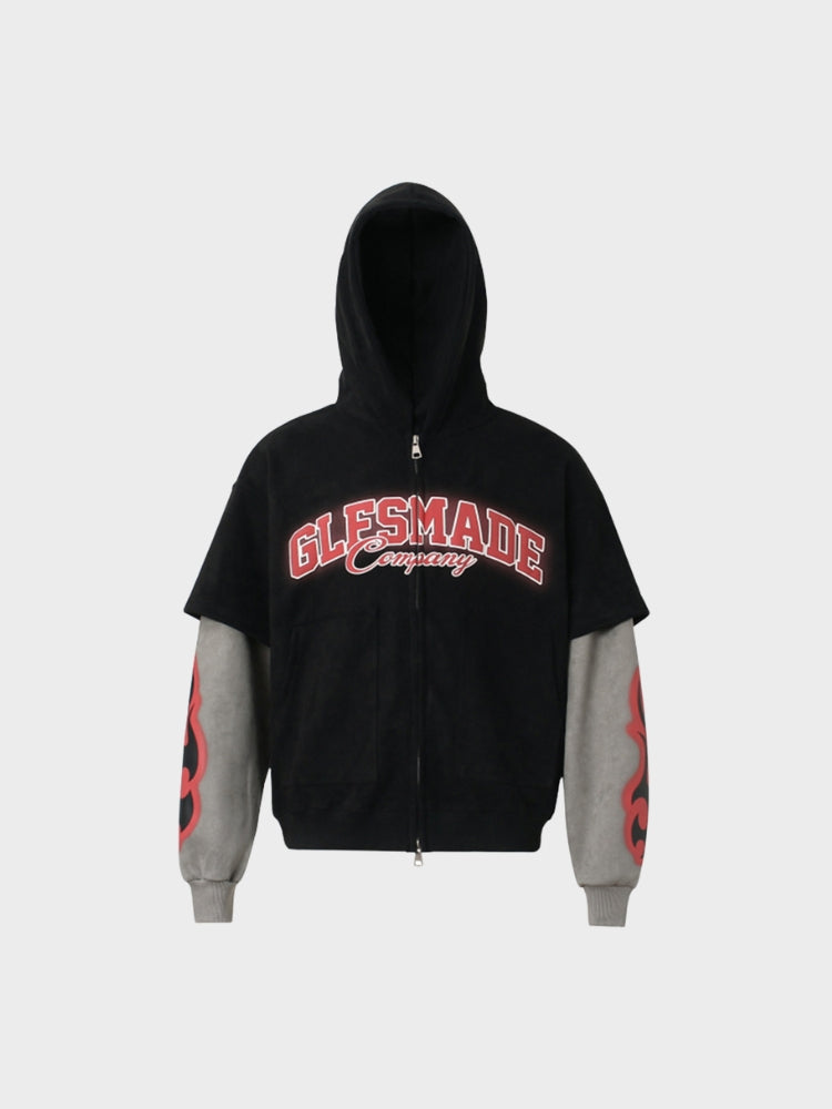 DCRB Two Piece Suede Hoodie