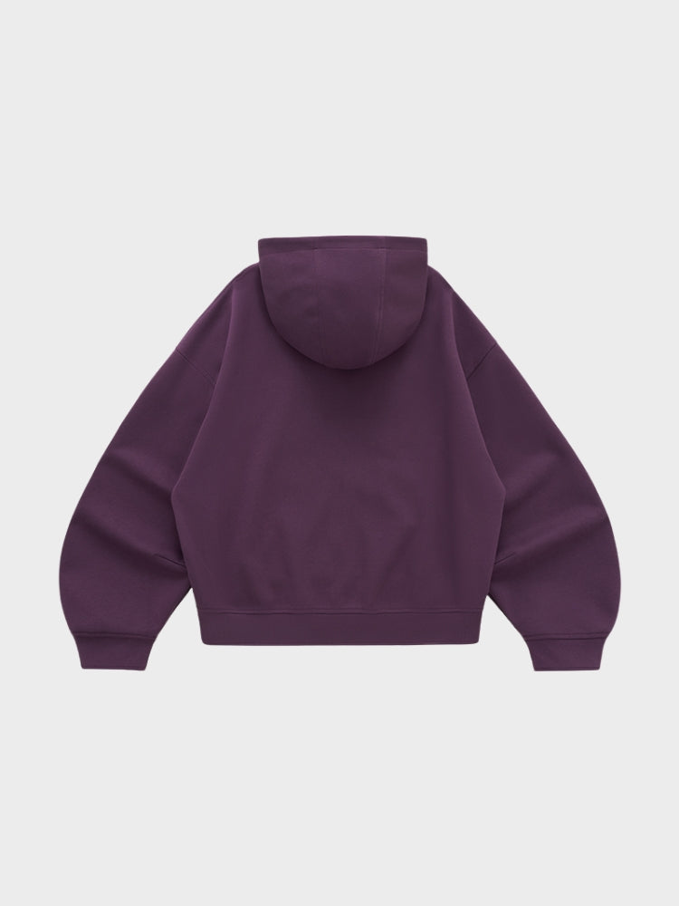 DCRB Plaid Baggy Sweater with Zipper