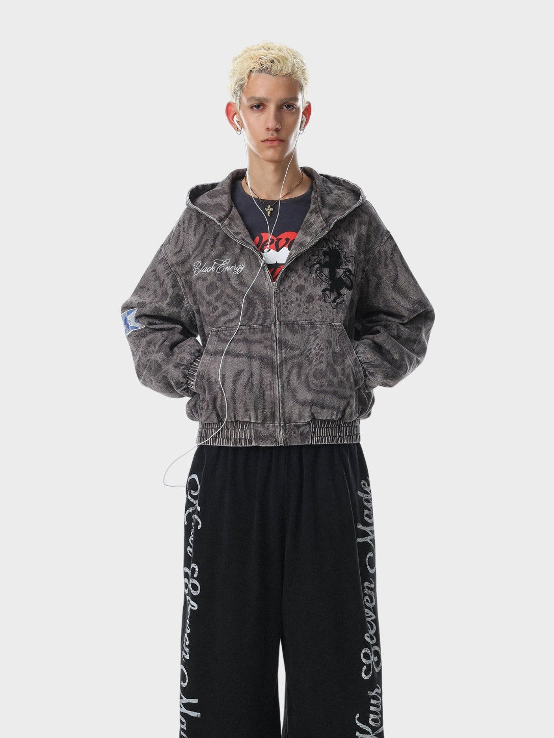 DCRB Ash Leopard Zip Jacket