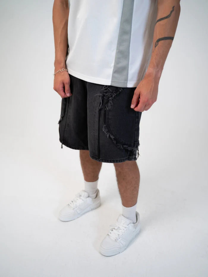 DCRB Distressed Street Denim Jorts