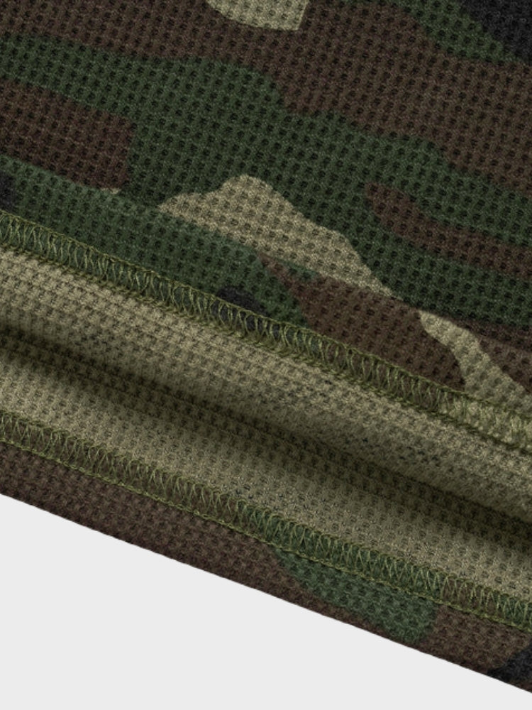 DCRB Waffle Knit Camo Longsleeve