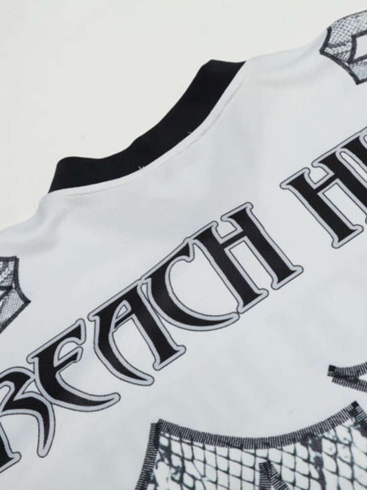 DCRB Snake Print Baseball Tee