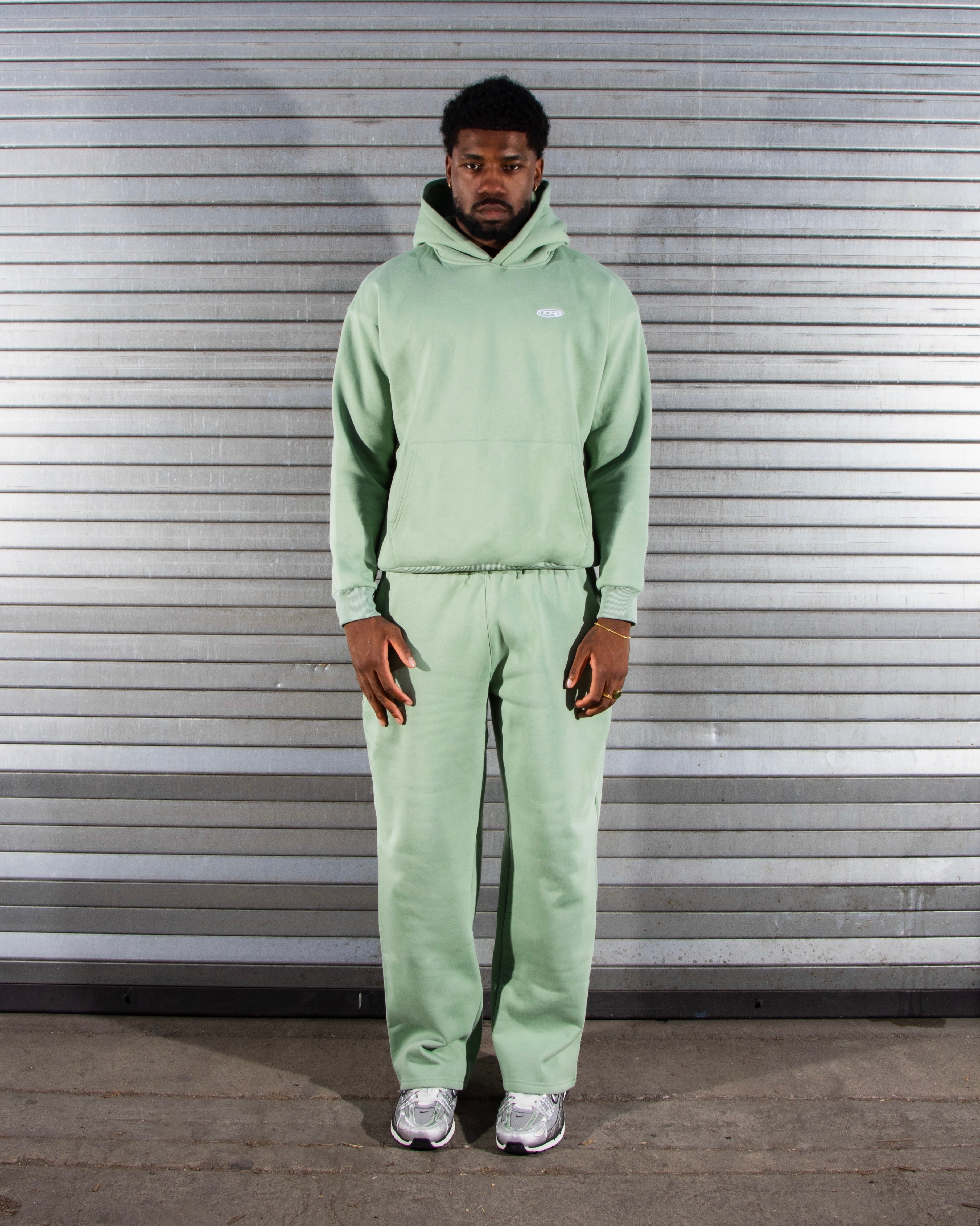 DCRB Tracksuit Open Leg Jogger - Light Green