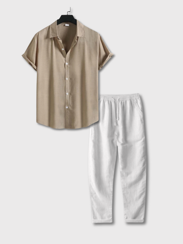 Linen Sommer Set - Florence by Night