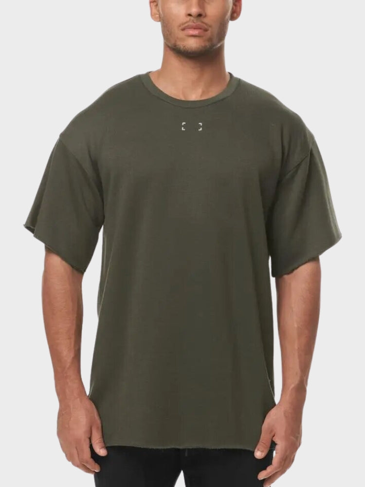 T-shirt surdimensionné à rayures épaisses