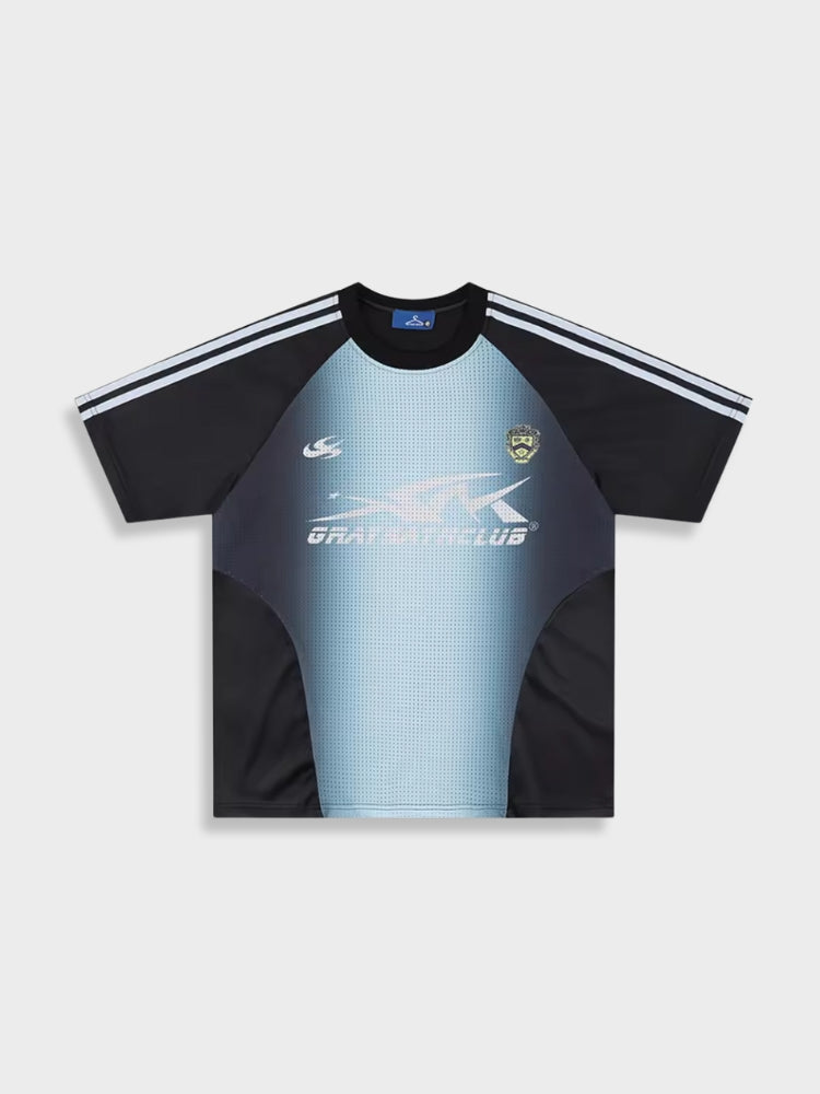 DCRB Distressed Football Mesh Tee