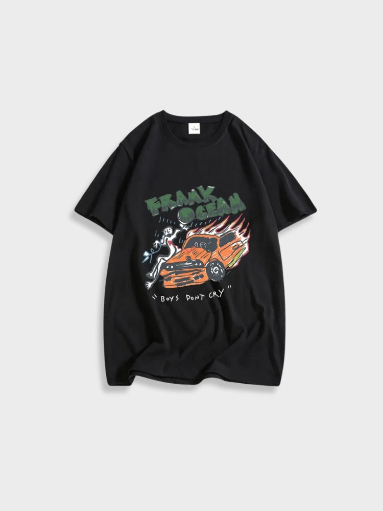 FO - T-shirt pour garçons ne pleure pas