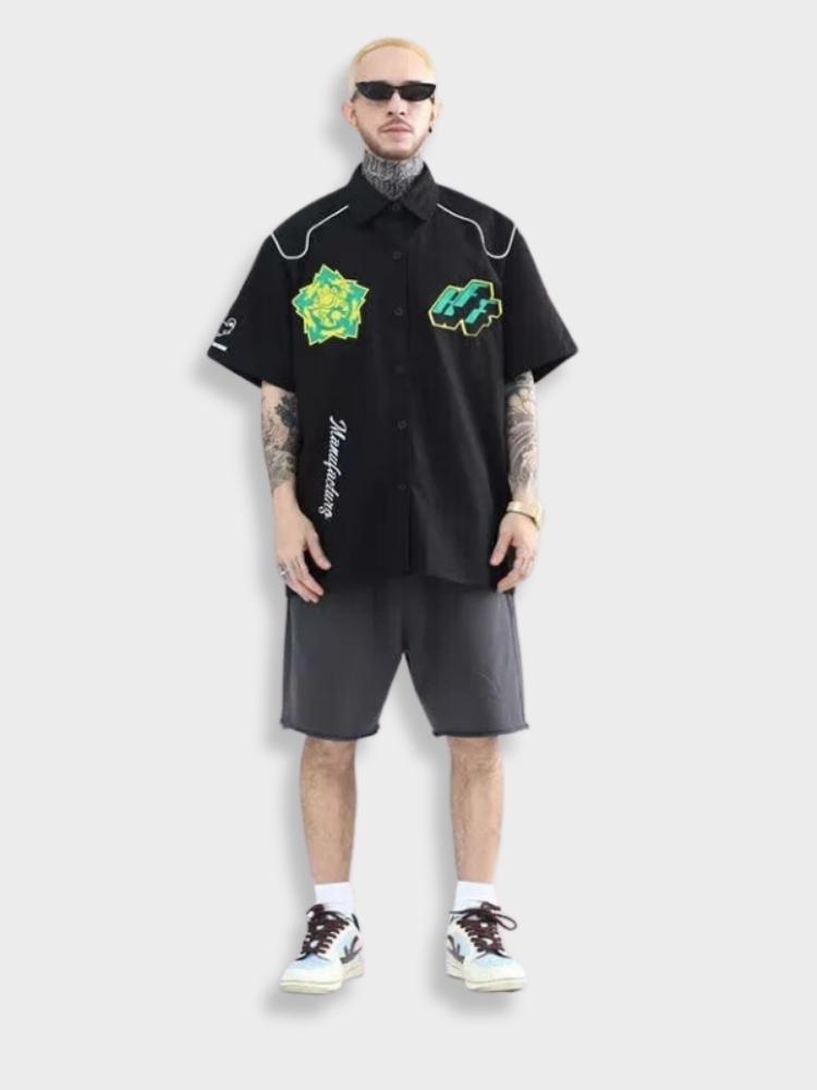 Camicia retrò - Lavoro nero