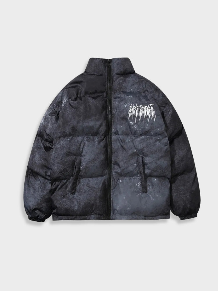 Parka d'hiver tie-dye