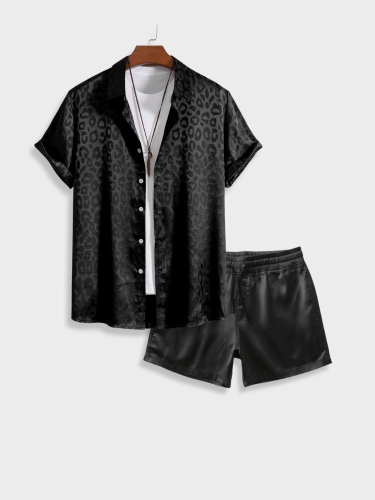 Ensemble d'été - Satin Léopard
