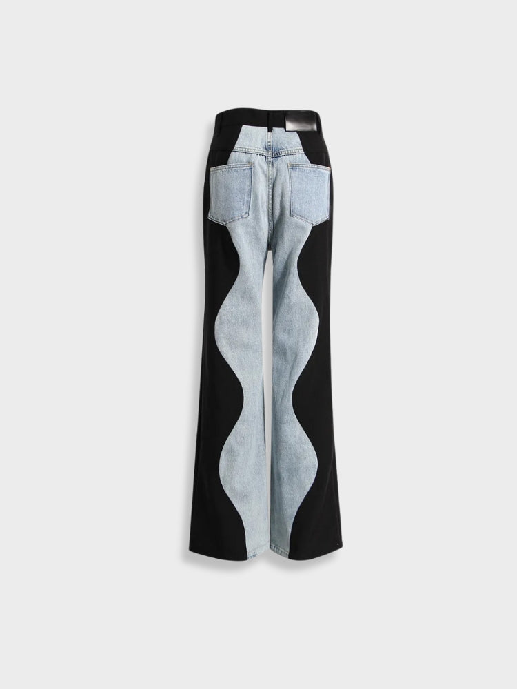 Jean ondulé vintage