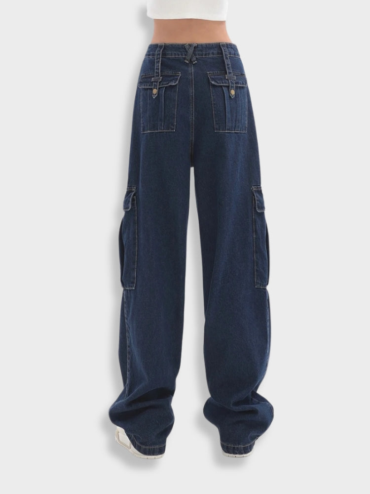 Jean cargo patchwork